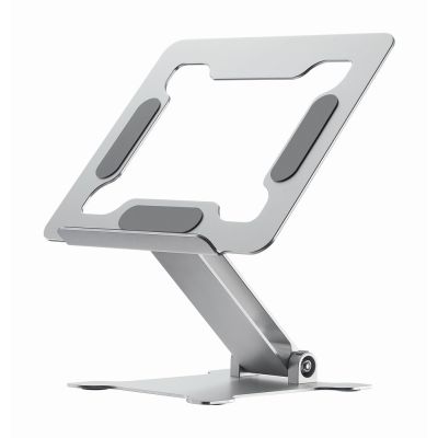 24. GEMBIRD FOLDABLE NOTEBOOK STAND 15.6" SILVER