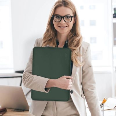 8. Tech-Protect Neoslim 15-16" Laptop Bag - Green