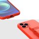 4. Rope case Gel case with a chain lanyard bag lanyard iPhone 13 pink