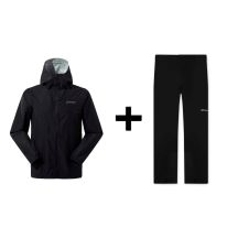 Berghaus Deluge Pro 3.0 Jacket Size M Black + Berghaus HILLWALKER OVRTRS AM BLK/BLK Size M
