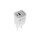 9. NATEC CHARGER RIBERA GAN 1X USB-A + 1X USB-C 30W WHITE NUC-2140