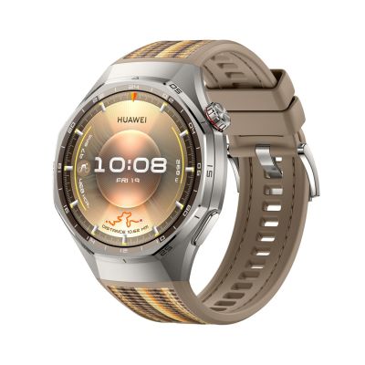 2. Huawei WATCH GT6 PRO 3.73 cm (1.47") AMOLED 46 mm Digital 466 x 466 px Touchscreen Black, Titanium GPS