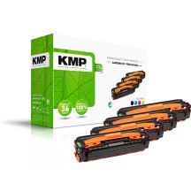 KMP SA-T57V Toner Cartridge 4-Pack Replacement Black, Cyan, Magenta, Yellow