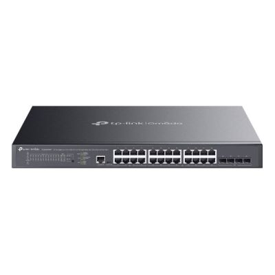 TP-Link Omada SG3428XMPP Network Link Managed L2+ Gigabit Ethernet (10/100/1000) PoE Support 1U Black