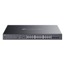 TP-Link Omada SG3428XMPP Network Link Managed L2+ Gigabit Ethernet (10/100/1000) PoE Support 1U Black
