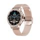 3. VELTORI VT320-1 Women's Smartwatch Gold Bracelet + Pink Silicone Strap