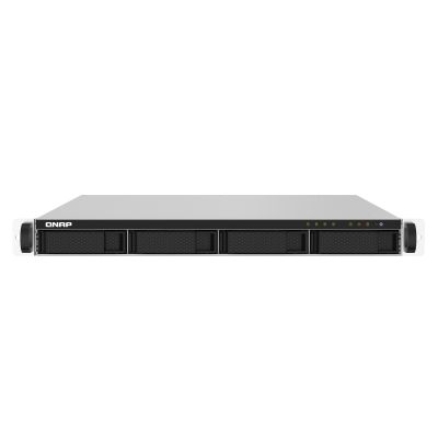 Qnap TS-432PXU-2G, 1U, 4 x 2.5"/3.5" SATA, Annapurna Labs Alpine AL324 1.7GH, 2GB DDR4 UDIMM (Max. 16GB), 2 x 10GbE SFP+, 2 x 2.5GbE, Single PSU (not upgradeable to RP)