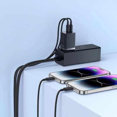 9. Baseus GaN5 Pro 40W 2xUSB-C Wall Charger - Black