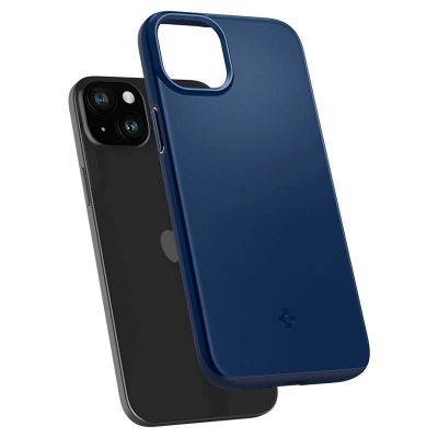 9. Spigen Thin Fit iPhone 15 Plus Case - Blue