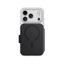 AmazingThing Titan Pro Lens Flip Set iPhone 18 Pro Max Case with Wallet, MagSafe Compatible - Black