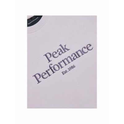 8. Peak Performance W Original Crew Purple Sweatshirt
