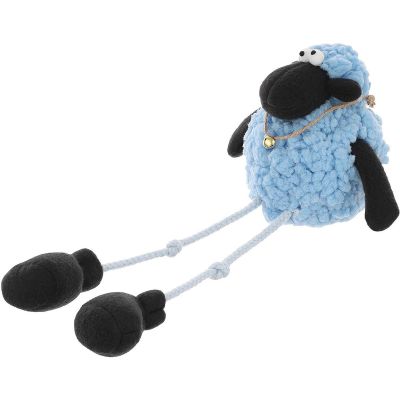 11. SITTING LAMB BLUE 10+25CM SPRING DECORATION
