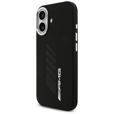 2. AMG Silicone Oversize Rhombs MagSafe Case for iPhone 17 - Black