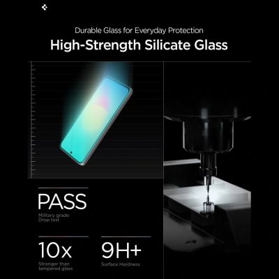 6. Spigen Glas.tR EZ Fit 2-Pack Tempered Glass for Samsung Galaxy A27 5G
