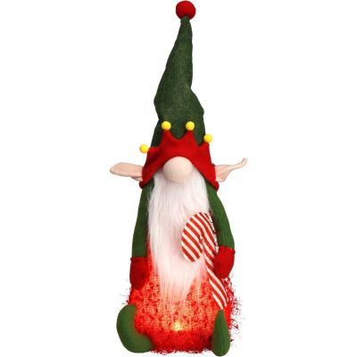 3. DECORATIVE PLUSH ELF FIGURE LED 51CM