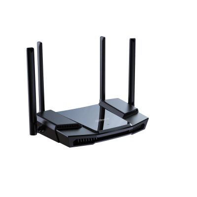 3. Dahua Technology AX18 Wireless Router, Gigabit Ethernet, Dual-band (2.4 GHz/5 GHz), Black