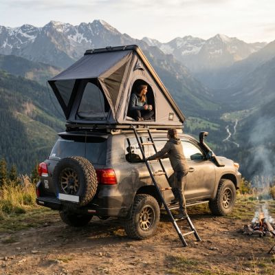 33. OFFLANDER TRIANGLE SLIM WOLF ROOF TENT