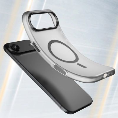 4. Magnetic Abrasive iPhone 17 Air Case Compatible with MagSafe - Matte Black