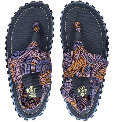 5. Gumbies Slingback Flip-Flops W G-SB-WN-AZTEC