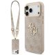 Guess 4G Big 4G Classic Logo Big Strap Metal Buttons Case for iPhone 18 Pro / 17 Pro – Pink