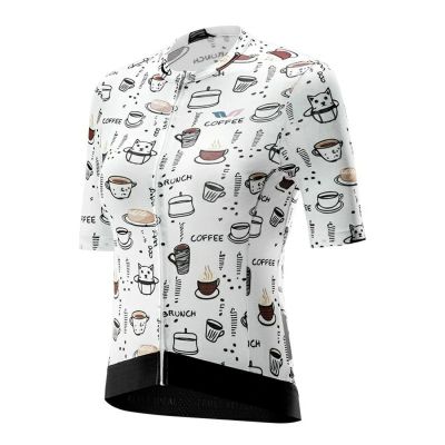 Rockbros 15110005005 Women's Short Sleeve Cycling Jersey L - White