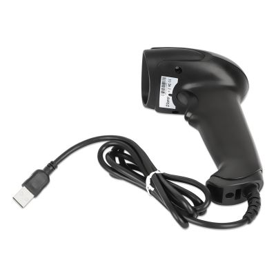6. Manhattan 153997 Barcode Reader Handheld 1D/2D LED Barcode Reader Black