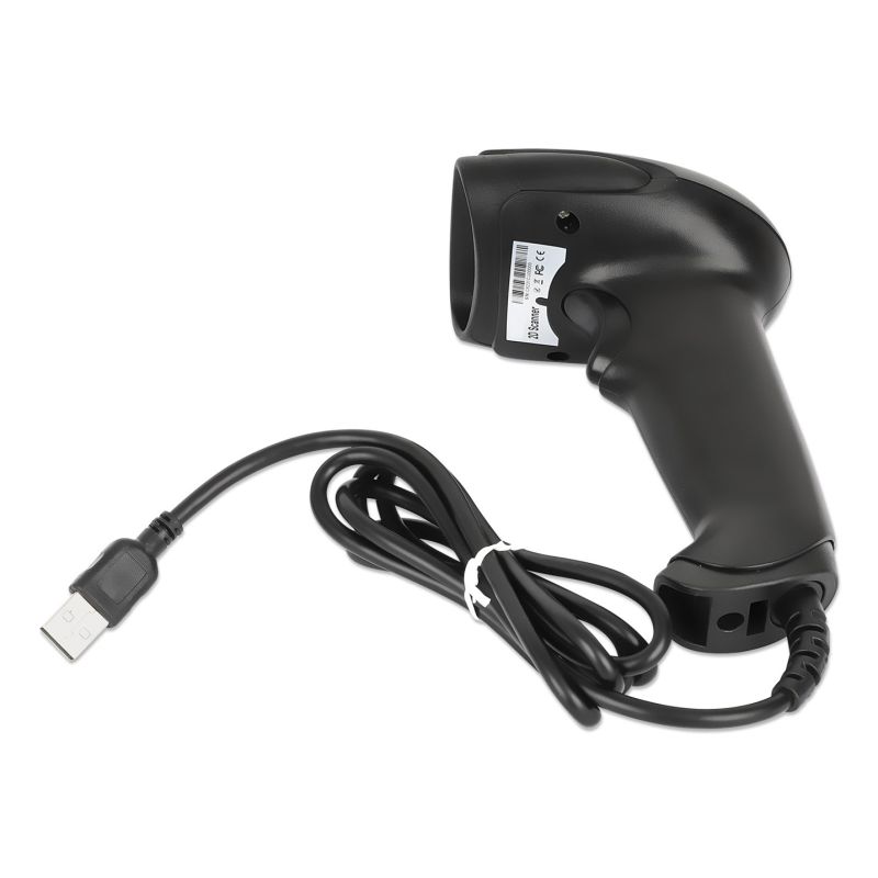 6. Manhattan 153997 Barcode Reader Handheld 1D/2D LED Barcode Reader Black