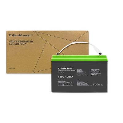 2. QOLTEC GEL BATTERY 12V | 100AH | GEL