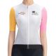 3. Rockbros 15210005003 S Women's Cycling Jersey with Print - White