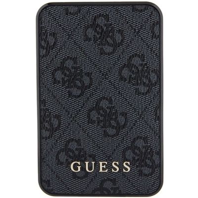2. Guess Powerbank 15W GUPB5LP4GEGK 5000mAh black/black 4G Leather Metal Logo