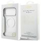 8. Guess Metal Outline MagSafe case for iPhone 17 Pro Max - silver