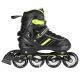2. NILS EXTREME NH18191 2IN1 ROLLER SKATES BLACK-LIME SIZE L (39-43) WITH REPLACEABLE HOCKEY BLADE
