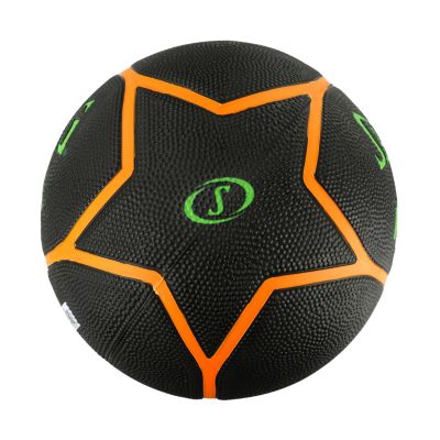 2. Spalding Highlight Basketball Black-Green-Orange 84354Z