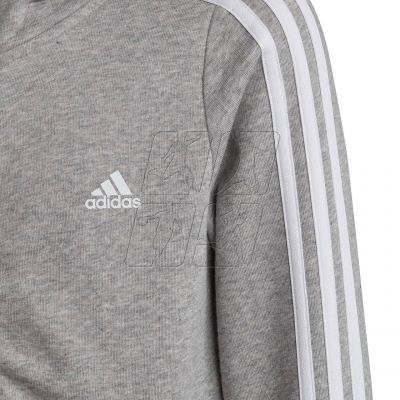 4. adidas Essentials 3-Stripes Full-Zip Hoodie Jr IC3635