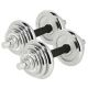 3. Dumbbells in a case HMS STC21 2 x 10 kg chrome