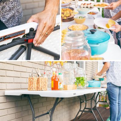 7. LIFETIME SEMI-COMMERCIAL FOLDING TABLE 183CM 25011