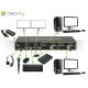 5. TECHLY KVM SWITCH DISPLAYPORT/USB 2X1 DUAL HE