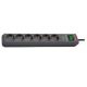 2. Brennenstuhl 1159710515 5 m power strip 6 x sockets Indoor Anthracite