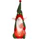 DECORATIVE PLUSH ELF FIGURE LED 51CM