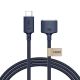 8. Tech-Protect MMC01 Ultraboost USB-C / USB-C MagSafe 3 140W 200cm Cable for MacBook - Navy Blue