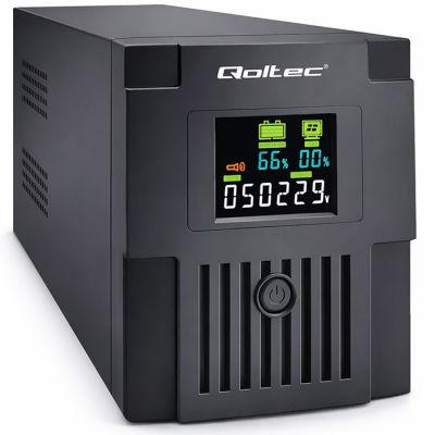 12. QOLTEC UPS LINE INTERACTIVE | MONOLITH | 1500VA | 900W | LCD | USB