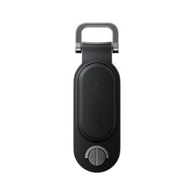 2. Acefast S4 Bluetooth Keychain Locator Compatible with Apple Find My - Black