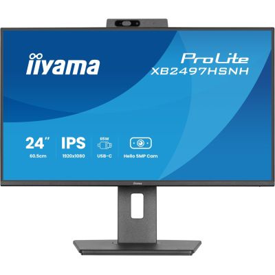 3. iiyama ProLite XB2497HSNH-B1 24IN IPS LCD 4MS 1920X1080 350CD/M2 HDMI/DP/USB 2 computer monitor 60.5 cm (23.8") 1920 x 1080 px Full HD Black