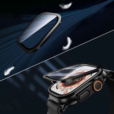 2. Tech-Protect Glass Ring 2-pack for Apple Watch Ultra 49mm - Titanium