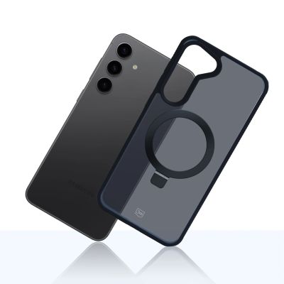 7. 3mk Smoke Case Mag&Stand for Samsung Galaxy S24+ - black
