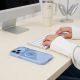 5. Tech-Protect Magmat Magsafe CC Case for iPhone 17 Pro / 18 Pro - Transparent Light Blue