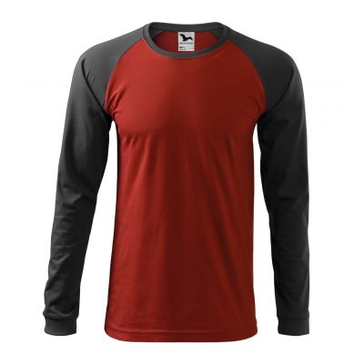 5. Malfini Street LS M T-shirt MLI-13023 marlboro red