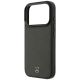 6. Mercedes Leather Mesh with Bow Line MagSafe Case for iPhone 18 Pro / 17 Pro - Dark Gray