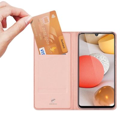 2. DUX DUCIS Skin Pro Bookcase type case for Samsung Galaxy A42 5G pink