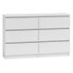 M6 MALWA CHEST OF DRAWERS 120CM WHITE